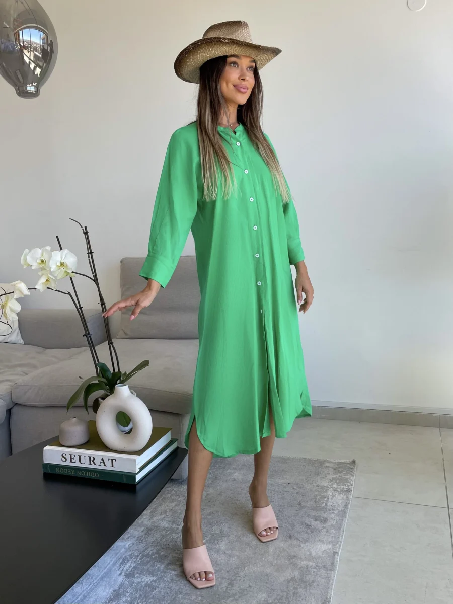 Facetune_26-07-2022-18-10-19 שמלת אדל ירוק – תמונה 1