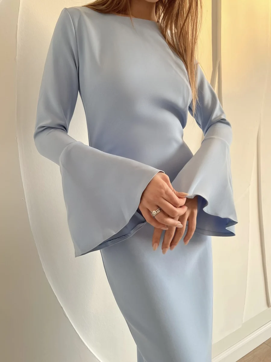 DDB3D2B0-19EB-4F32-AFB9-52154DED309F Alni Dress - Teal - Image 1