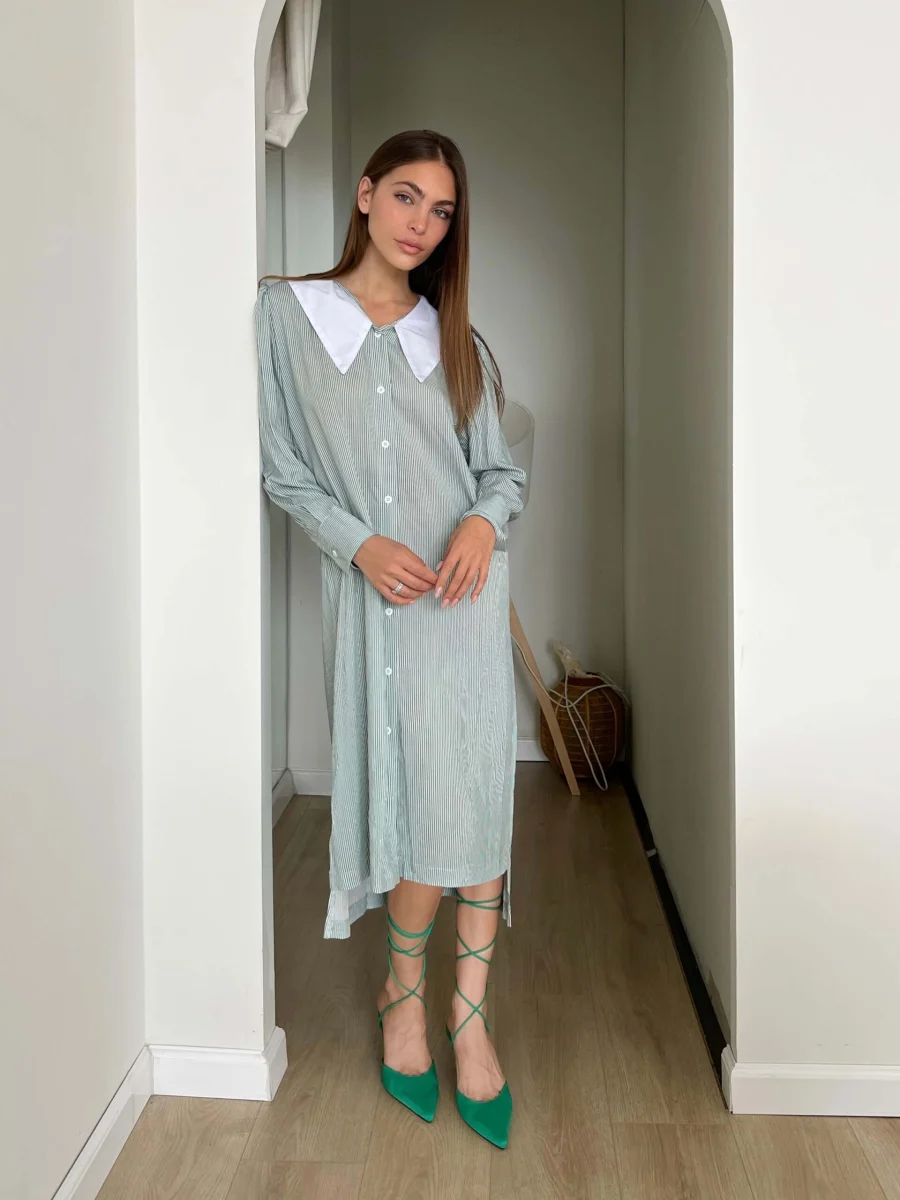 EBC58E2F-8231-4E49-A10B-2B68E85C979C Riley Dress - Green - Image 1