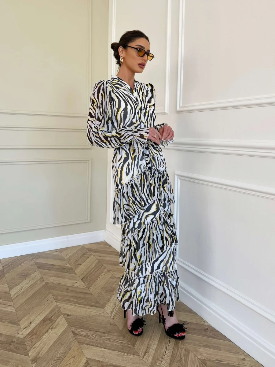47133FB5-A30A-43EE-9ED0-BA19528D198B Lauren Dress - Zebra - Image 1