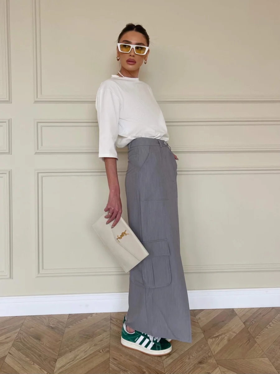 Facetune_29-05-2023-09-33-50 Bari Skirt - Gray - Image 1