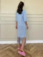 Elaur Dress - Teal - Image 2