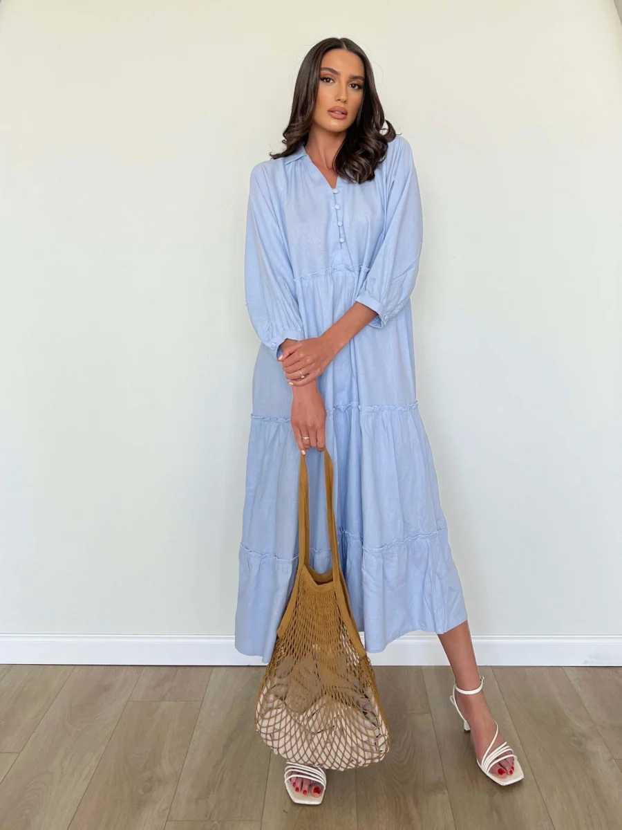 IMG_2577 שמלת עלמה תכלת – תמונה 1
