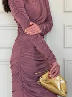 Leiny Dress - Dark Brown - Image 4