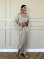 Milan Dress - Stone - Image 2