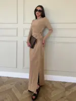 Shemesh Dress - Brown - Image 3