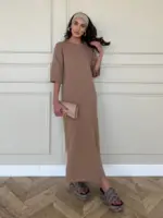 Cami Dress - Brown - Image 3