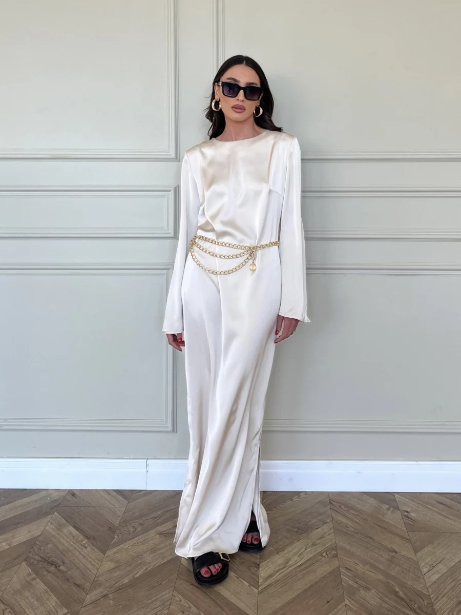 IMG_7354 Milan Dress - Cream - Image 1