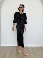 Manera Dress - Black - Image 3