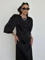 Manera Dress - Black - Image 2