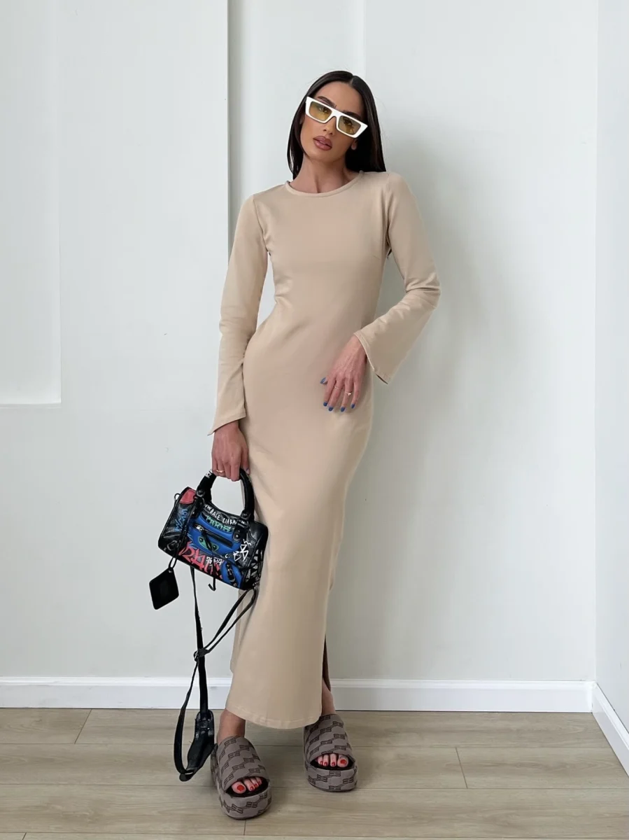 Facetune_15-10-2023-15-34-15 Ruby Dress - Beige - Image 1