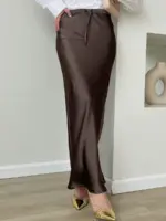 Morgan Skirt - Brown - Image 2