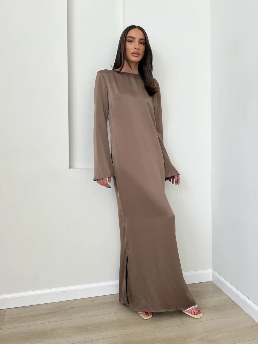 IMG_9923 Milan Dress - Mocha - Image 1