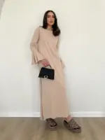 Mori Dress - Beige - Image 2