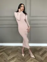 Liri Dress - Nude - Image 3