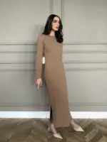 Ruby Dress - Brown