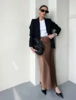 Morgan Skirt - Earth Brown