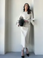 Yahli Dress - Cream