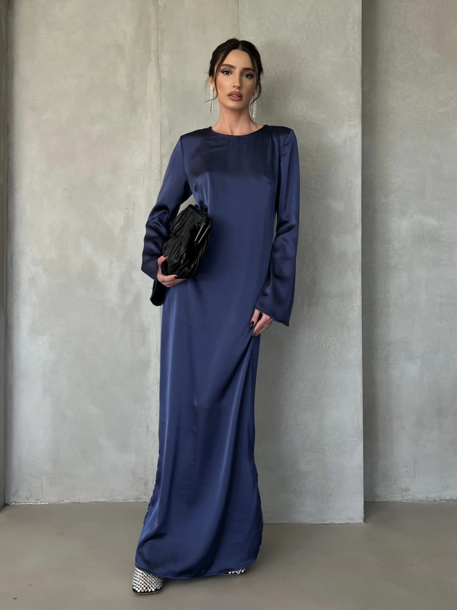 IMG_0469 Milan Dress - Navy Blue - Image 1