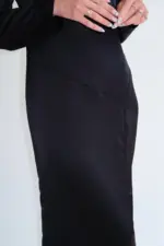 ⁦שמלת הודיה שחור⁩ – תמונה ⁦4⁩