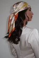 ⁦חצי כיסוי ראש פרחוני⁩ – תמונה ⁦4⁩