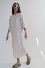 Neta Dress - Cream - Image 4