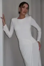 Liber Dress - White - Image 3