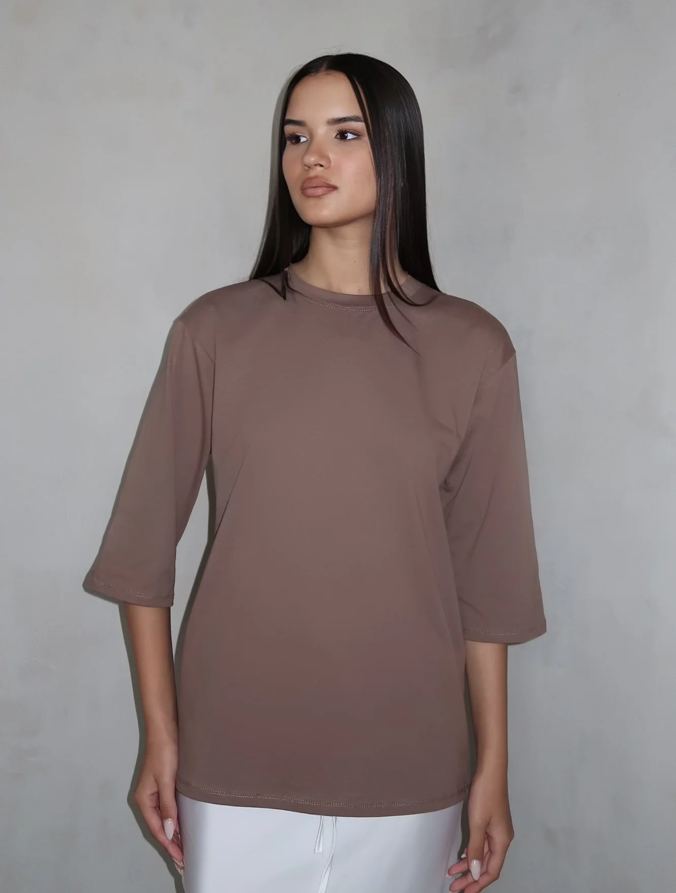 Facetune_04-06-2024-19-58-25 טי שרט נובה חום – תמונה 1