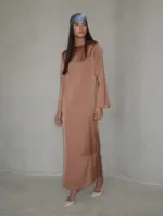 ⁦שמלת מילאן חום⁩ – תמונה ⁦3⁩