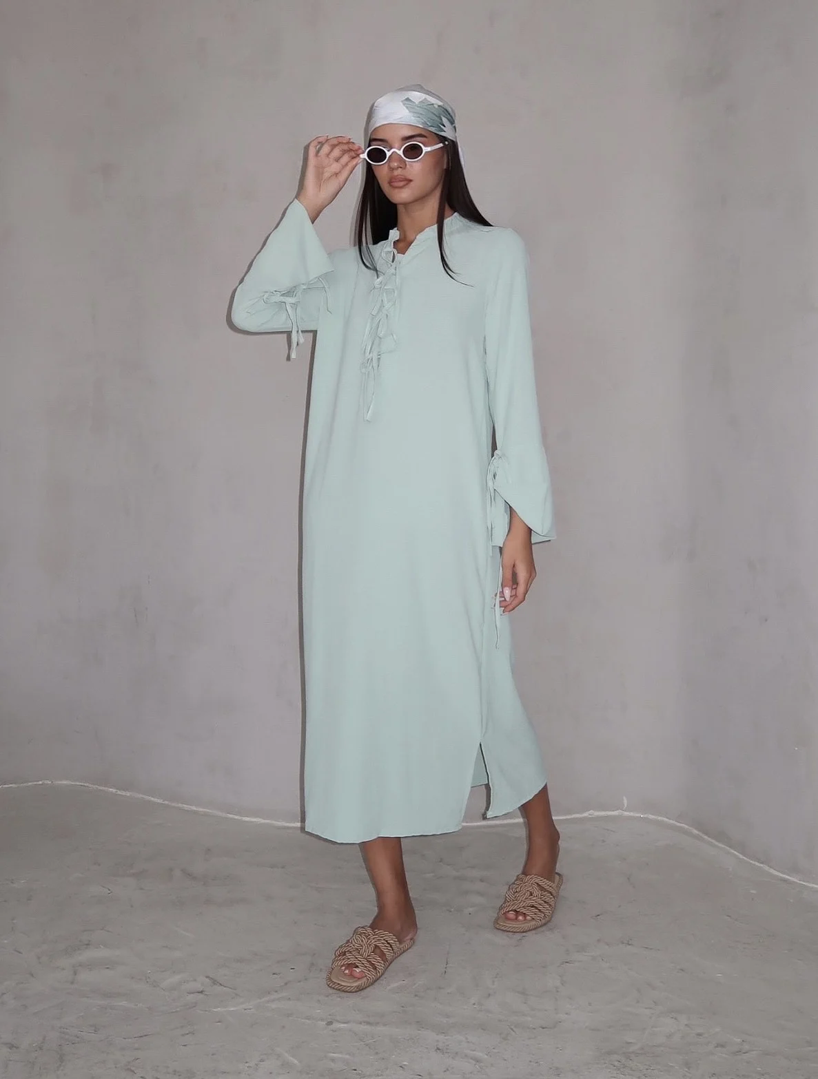 IMG_3008 Reef Dress - Turquoise - Image 1
