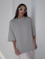Nova T-Shirt - Light Gray - Image 3