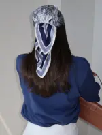 ⁦חצי כיסוי ראש כחול⁩ – תמונה ⁦2⁩