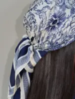 ⁦חצי כיסוי ראש כחול⁩ – תמונה ⁦4⁩