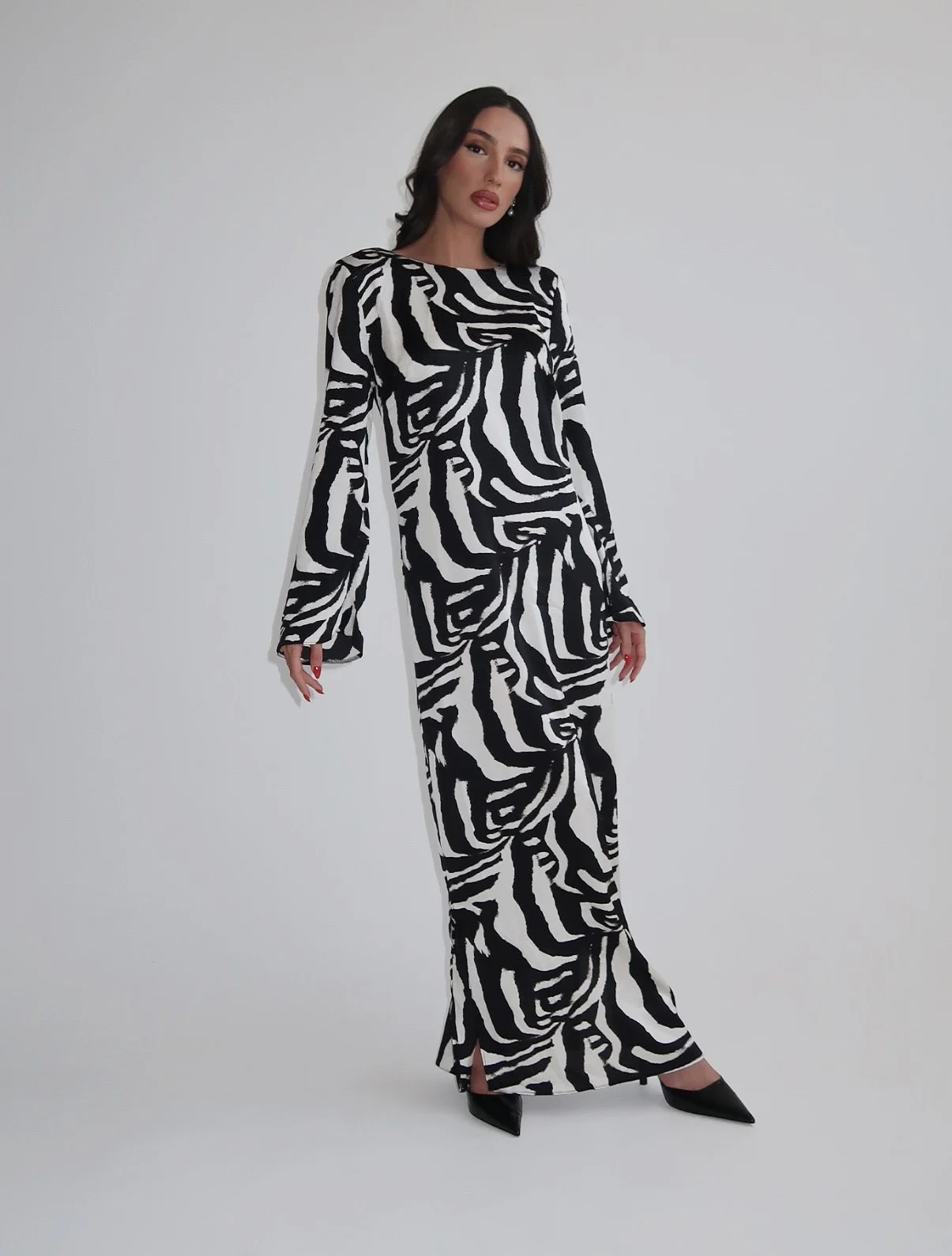 IMG_5616 Milan Dress - Zebra - Image 1