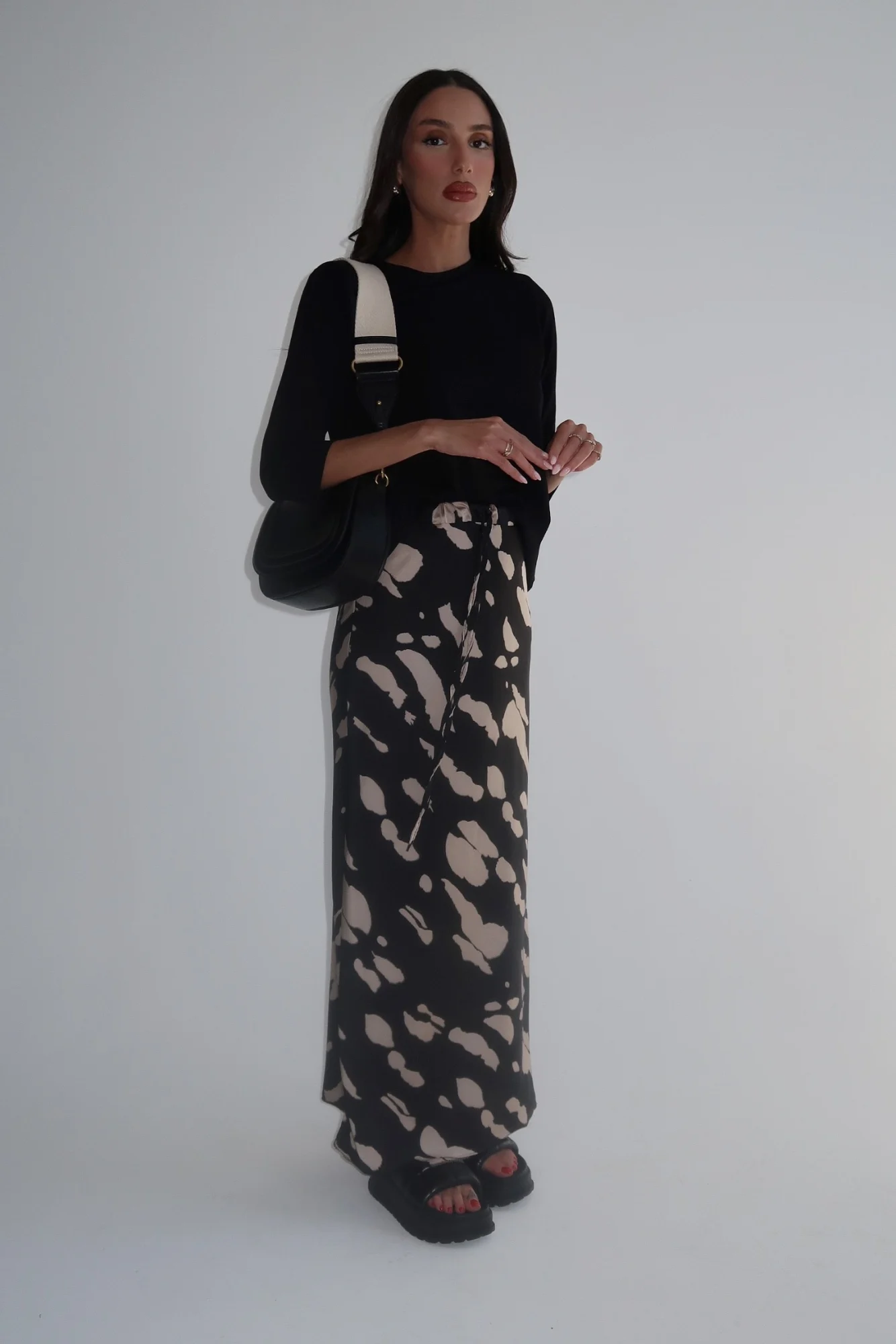 IMG_7358 Morgan Skirt - Cream Black - Image 1