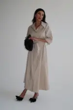 Dorin Dress - Beige - Image 4