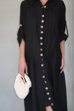 Abigail Dress - Black - Image 4