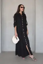 Abigail Dress - Black - Image 3