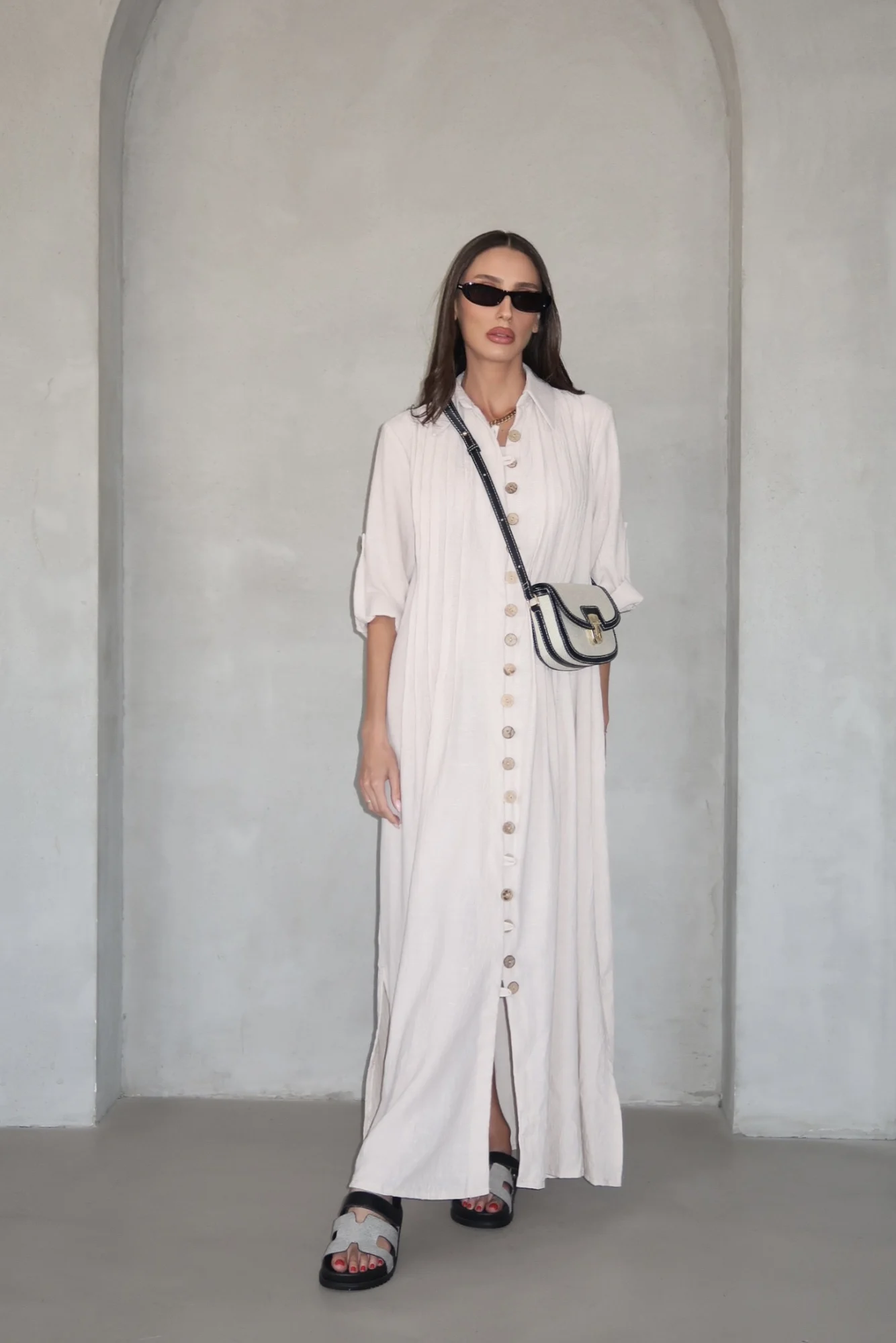 IMG_9033 Abigail Dress - Cream - Image 1