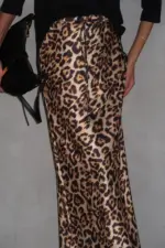 Morgan Skirt - Leopard - Image 2