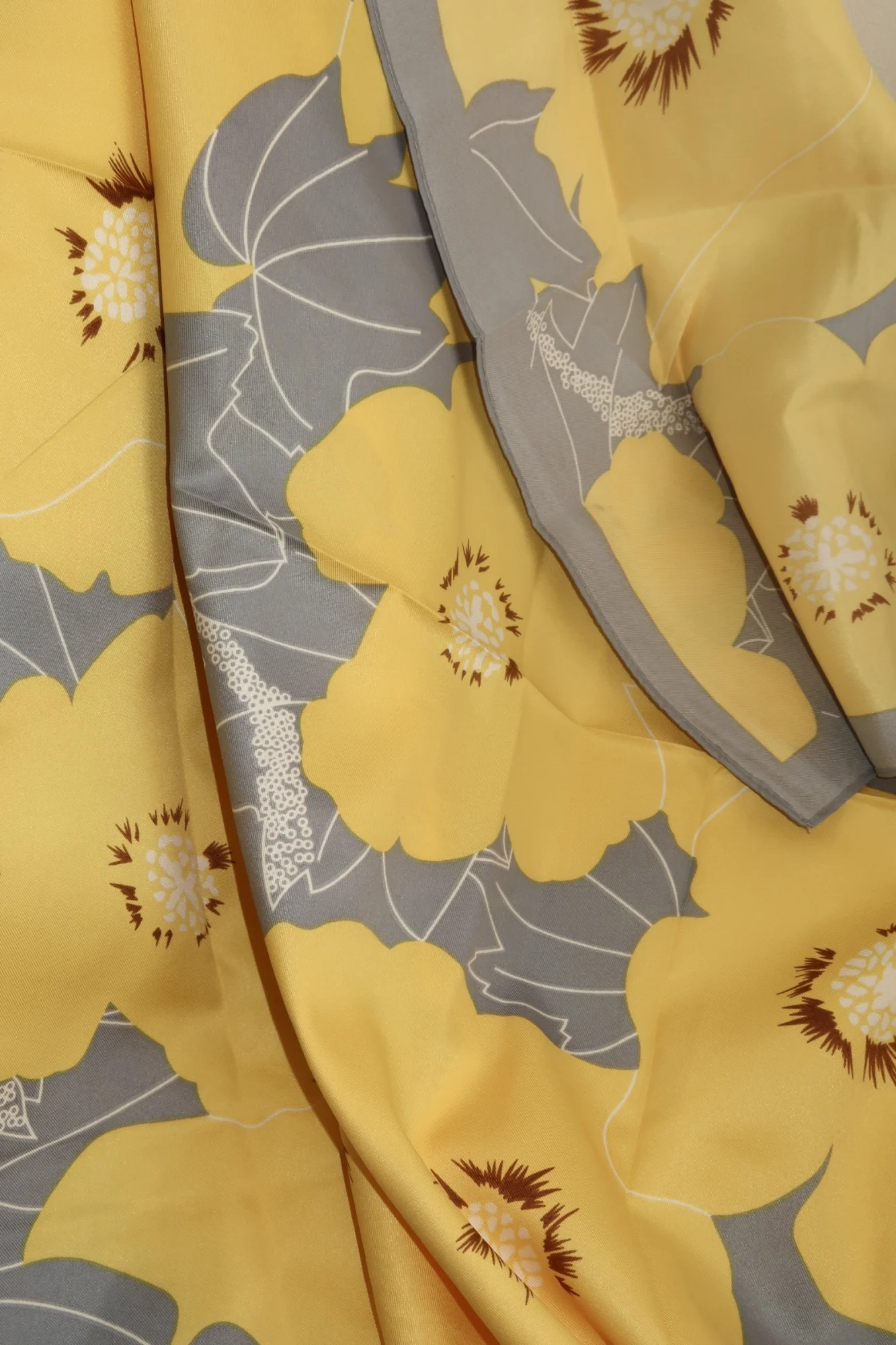 IMG_8838 Floral Head Cover - Yellow - Image 1