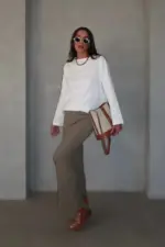Autumn Skirt - Olive Green - Image 3