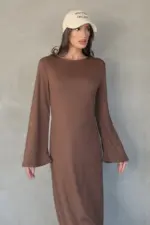 ⁦שמלת ניס חום⁩ – תמונה ⁦2⁩