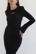 Aya Dress - Black - Image 4