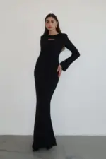 Aya Dress - Black - Image 3