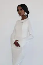 Aya Dress - White - Image 2