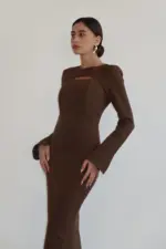 Aya Dress - Brown