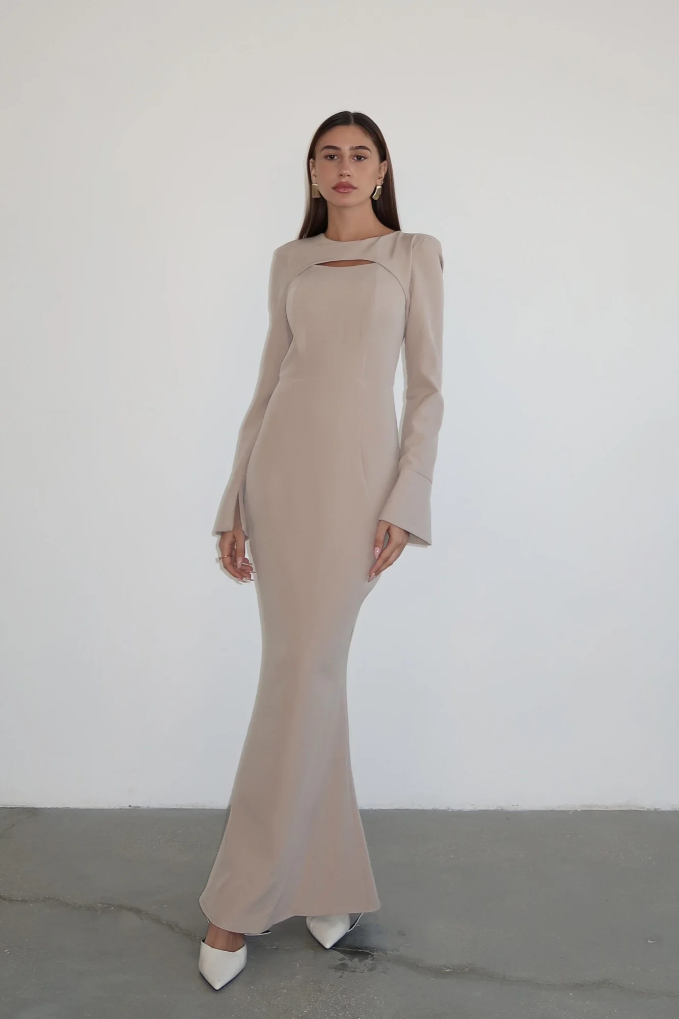 IMG_9856 (1) Aya Dress - Cream - Image 1