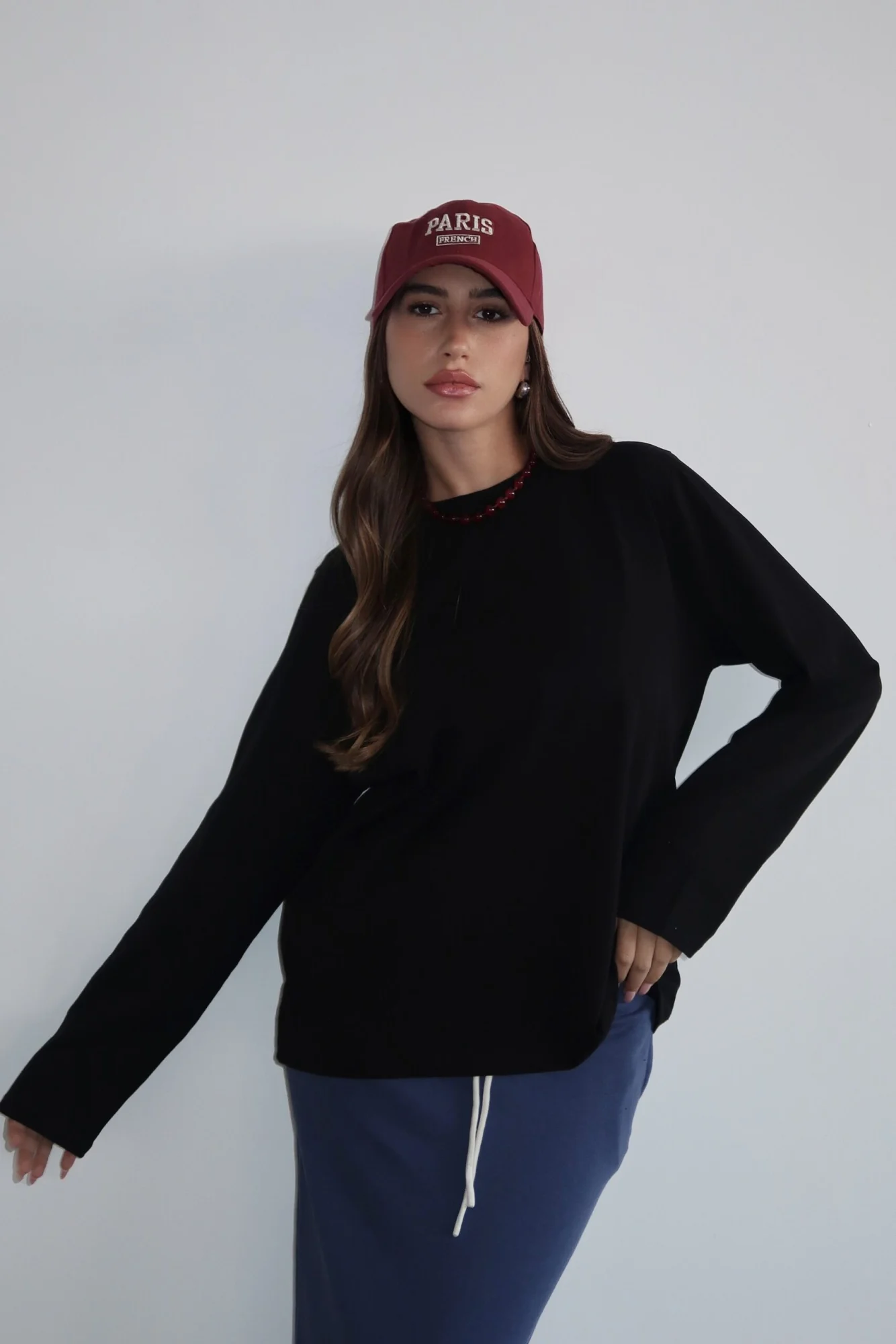 IMG_9887 Loria T-Shirt - Black - Image 1