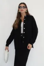 Corduroy Suit - Black - Image 3